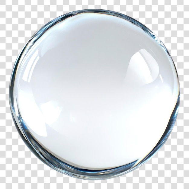 Glass bubble icon sphere food egg