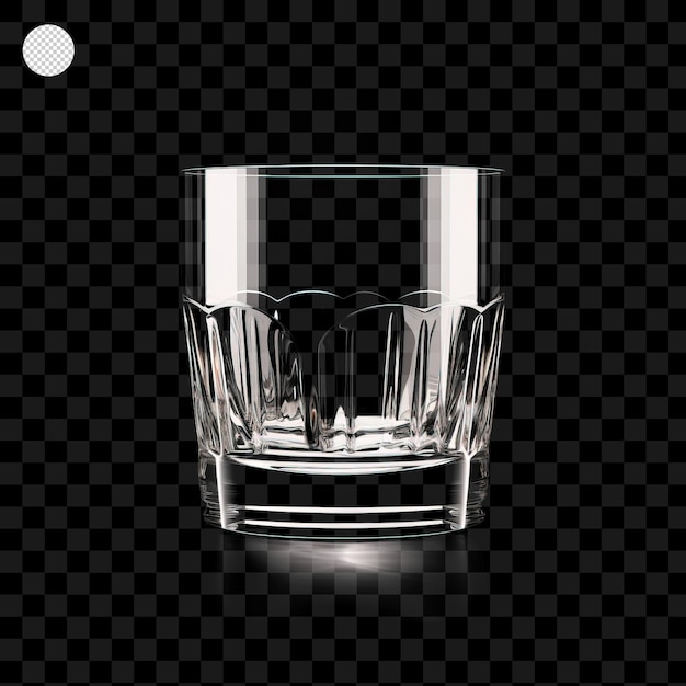 Glass cup isolated on transparent background PNG PSD