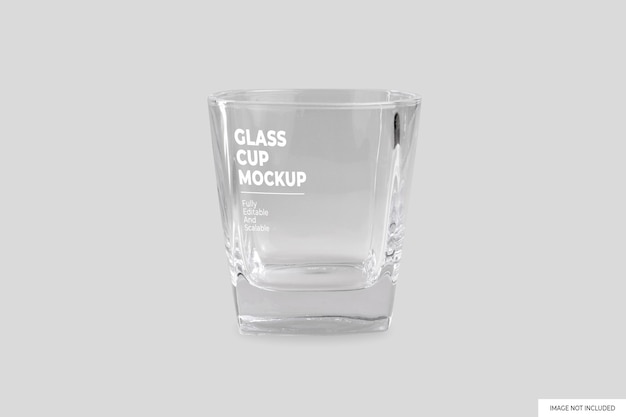 PSD glass cup mockup