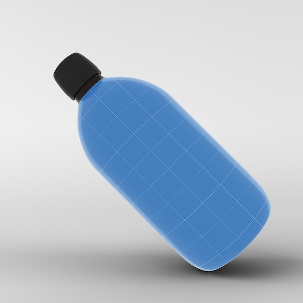 Glass medical bottle