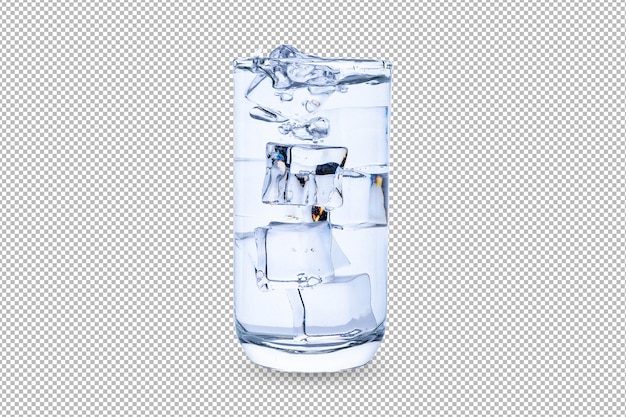 PSD Стакан воды с кубиками льда
