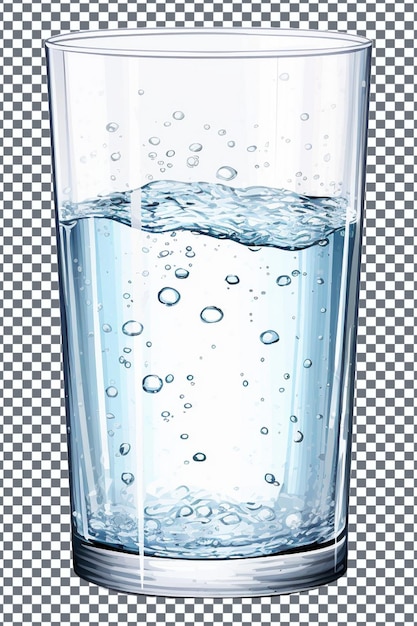 PSD 水のグラス