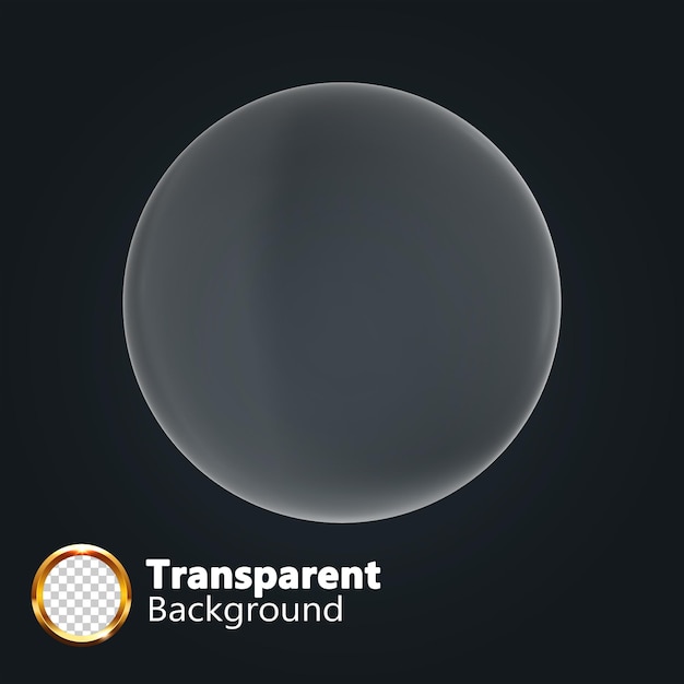 glass on transparent background