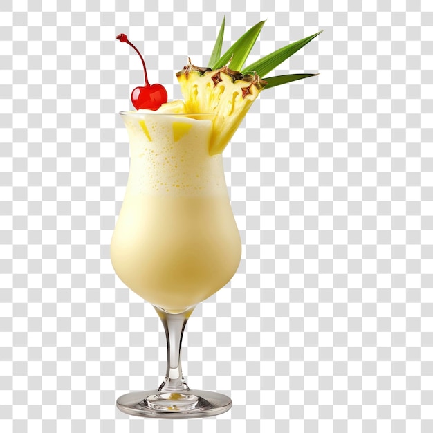 a glass of pina colada cocktail pineapple beverage smoothie