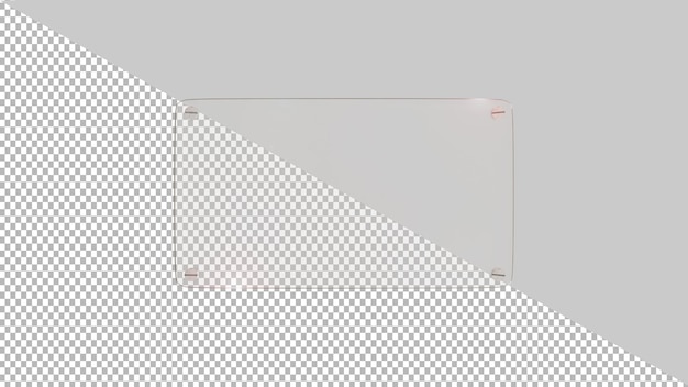 PSD glass plate