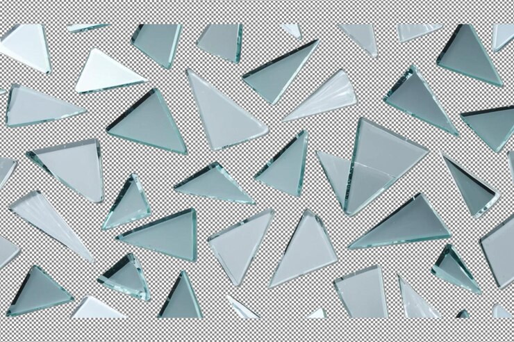 PSD glass shards cut deep
