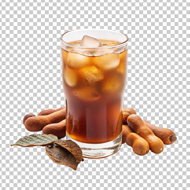 PSD glass of tamarind juice