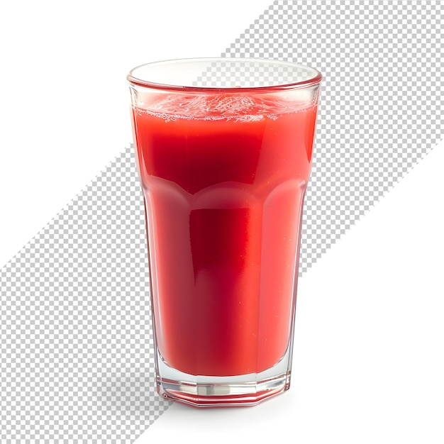 PSD bicchiere di succo di pomodoro o anguria png isolato