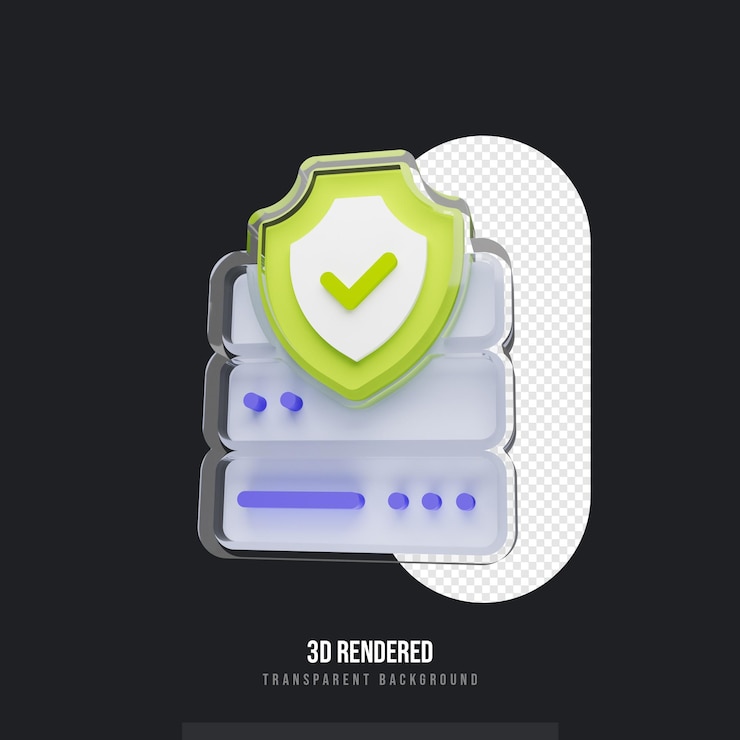 PSD glass type secure server protection data security and internet safety