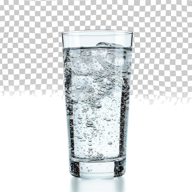 PSD a glass of water with a glass of water in it