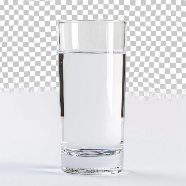 PSD a glass of water with a label that saysdangon it