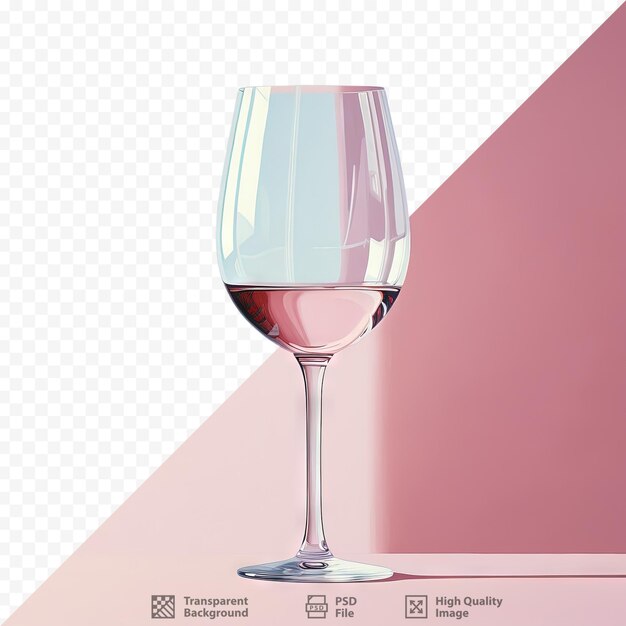 PSD glass for wine