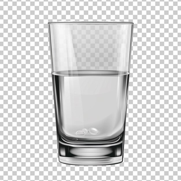 PSD a glass