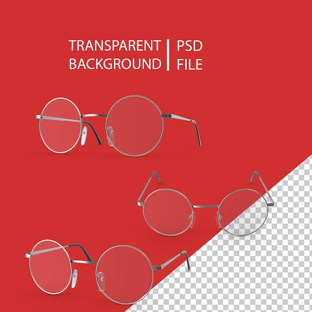 PSD glasses png