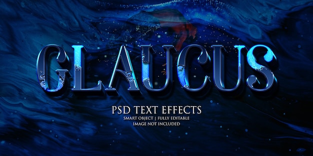 PSD glaucus text effect