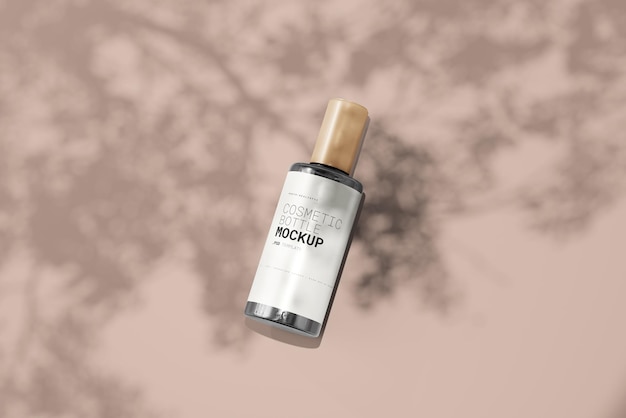 Glazen cosmetische flesmodel
