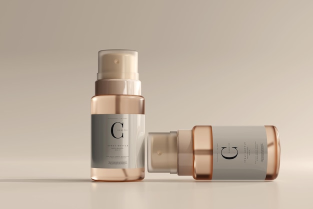 Glazen cosmetische spuitflesmodel