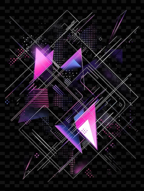 PSD gleaming metallic mesh layered abstract geometric shapes gli y2k texture shape background decor art