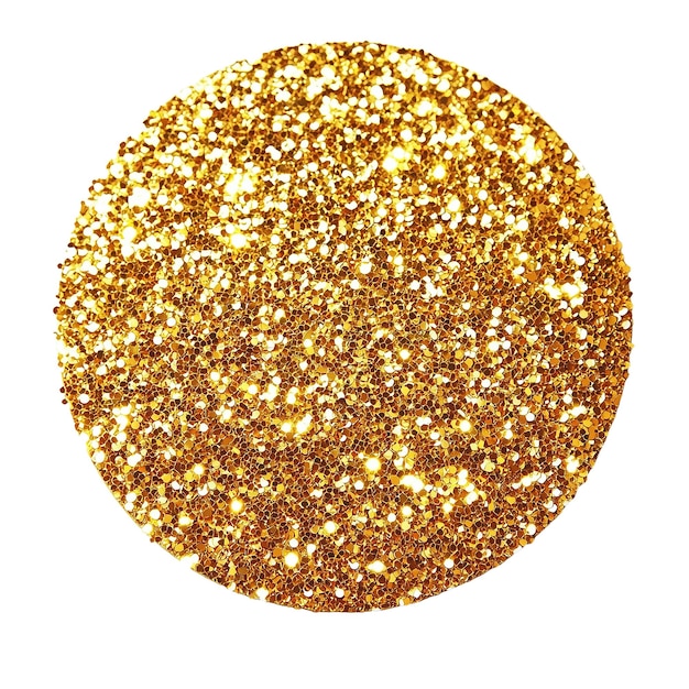 Glinsterende gouden cirkel