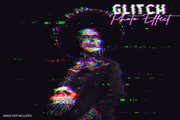glitch photo effect