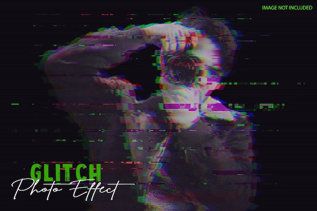 glitch photo effect