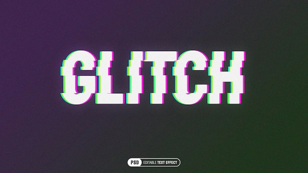 Glitch-teksteffect