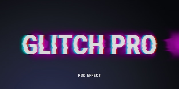 Free Glitch Photoshop Text Effect PSD Downloads - PsFiles