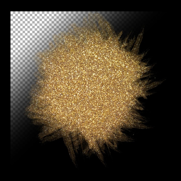 Glitter achtergrond op transparante achtergrond