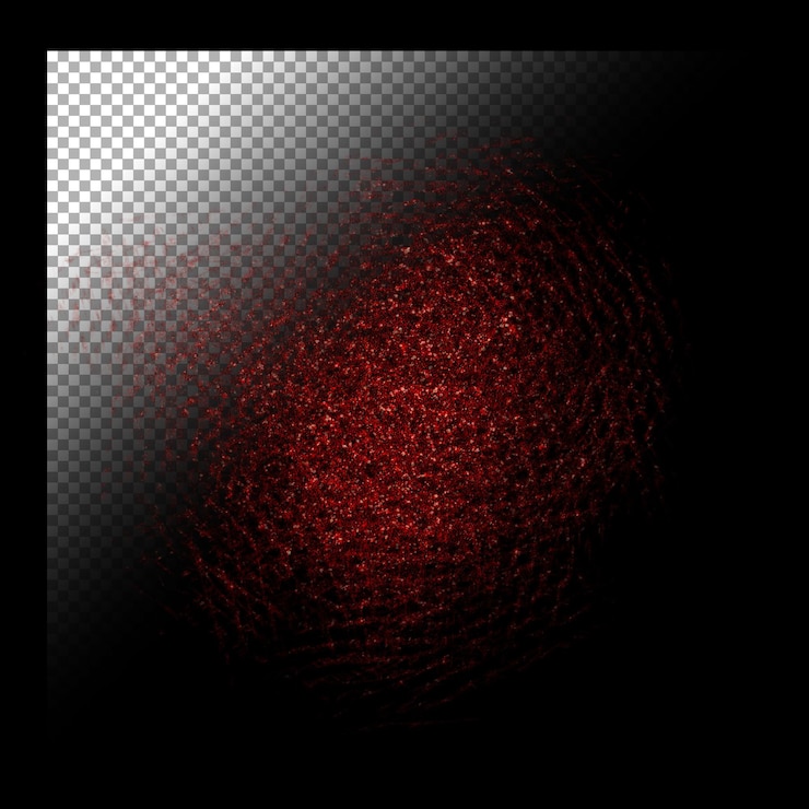 PSD glitter background on transparent background