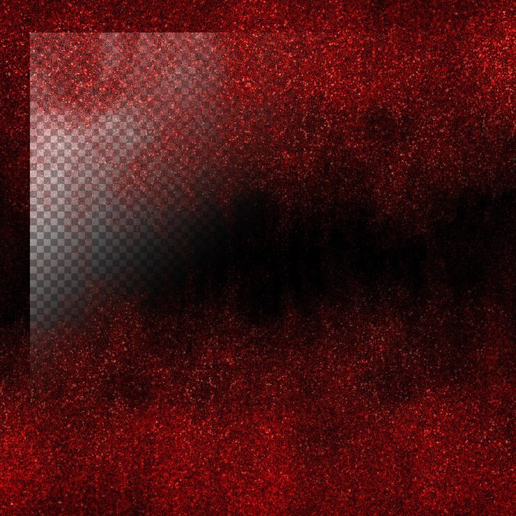 Glitter background on transparent background