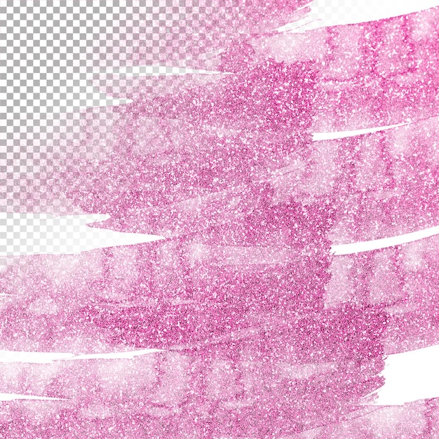 PSD glitter background on transparent background