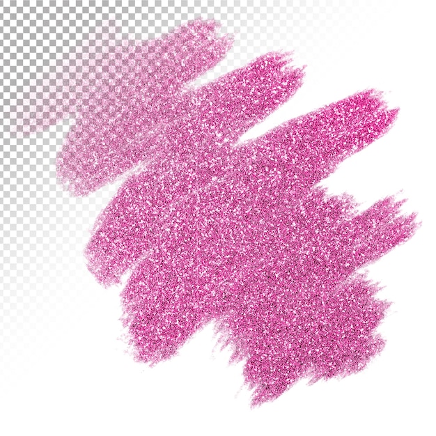 PSD glitter background on transparent background