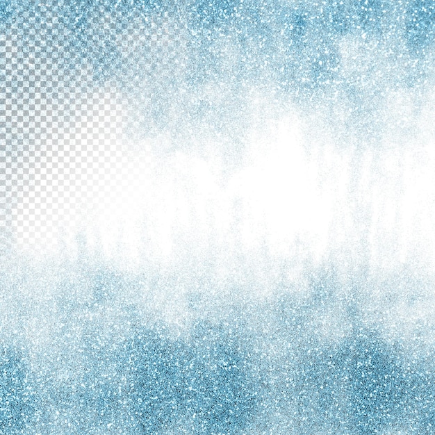 PSD glitter background on transparent background