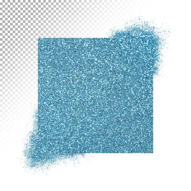 PSD glitter background on transparent background