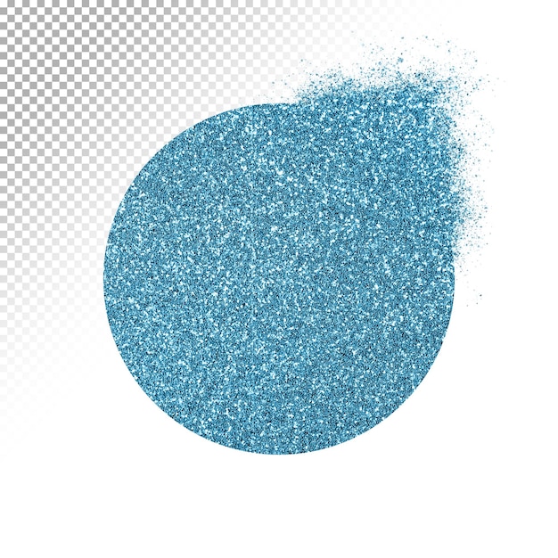 PSD glitter background on transparent background