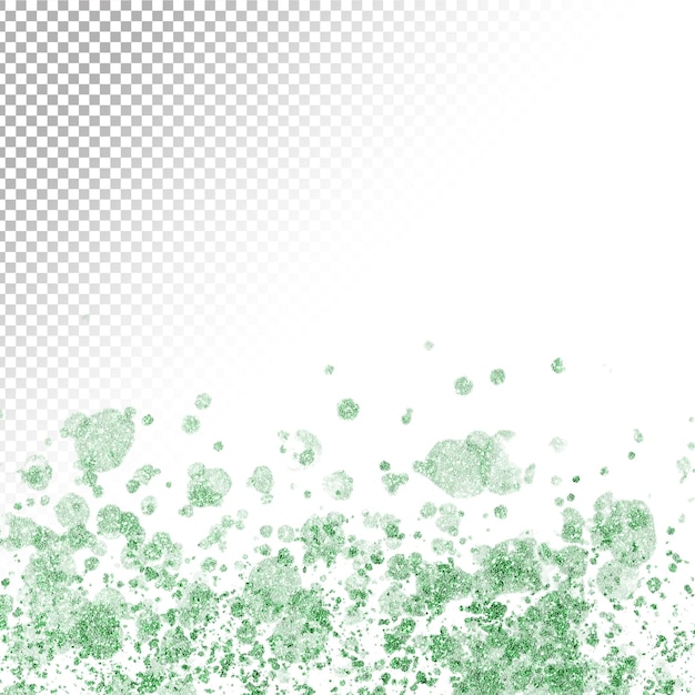 PSD glitter background on transparent background