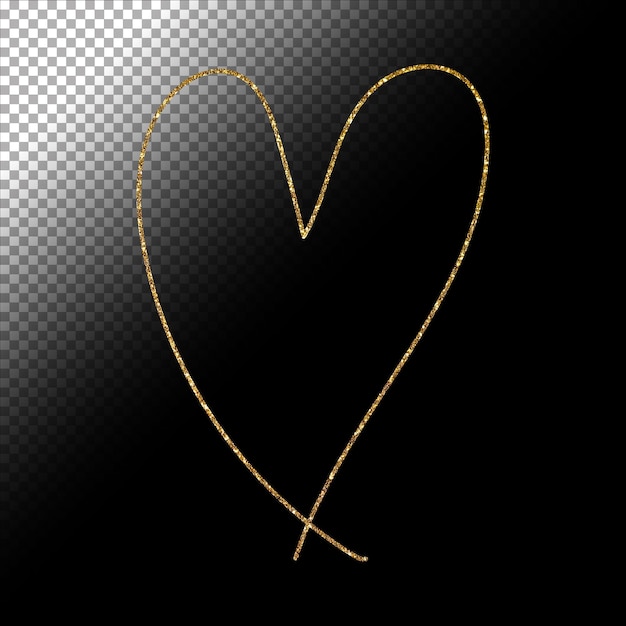 glitter gold frame and abstract decoration