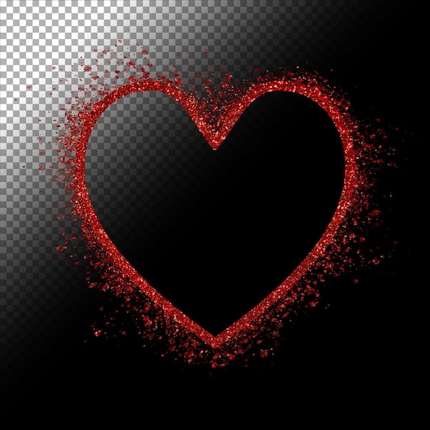 glitter gold red frame and abstract decoration brush stroke