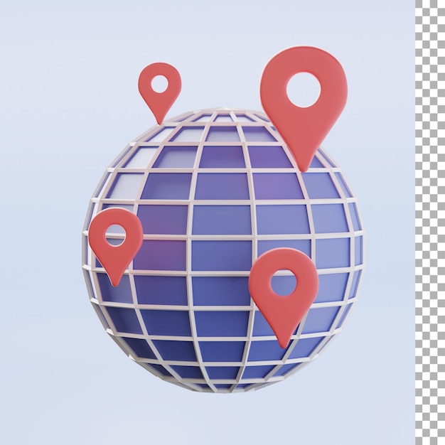 Globe 3d Icon