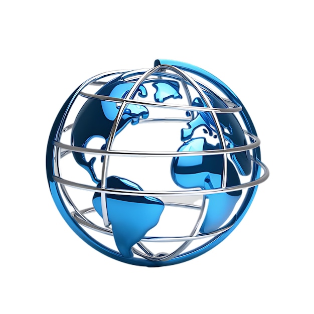 a globe with a blue globe on it with the words world on it