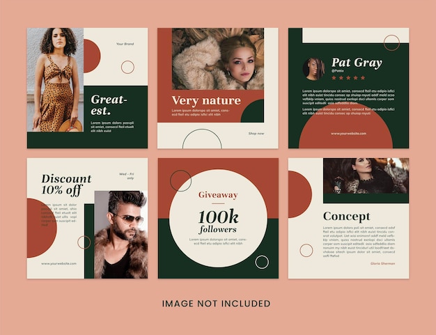 gloria instagram post template vol2