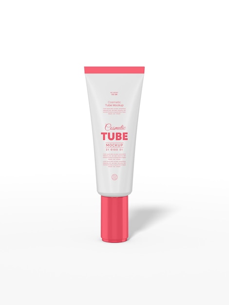 Глянцевый косметический тональный крем консилер bb cream tube мокап упаковки