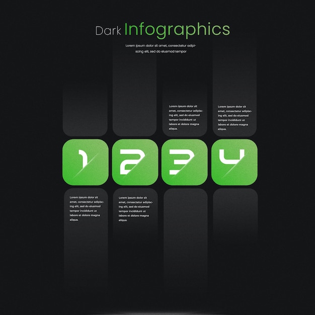 Glossy Glass Funnel Infographic Design