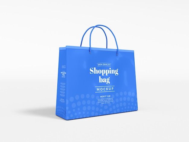 Glossy Shopping Bag Branding Mockup