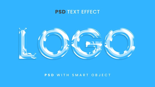 Glossy text effect