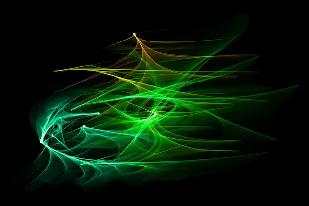 Glossy waves abstract background