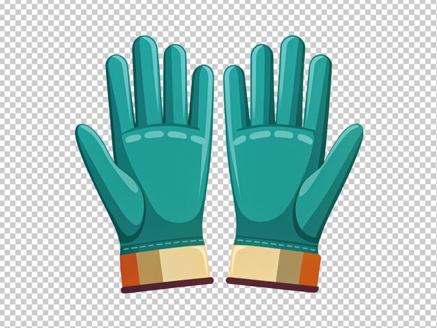 PSD gloves isolated
