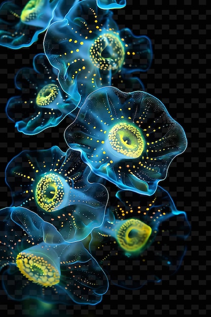 PSD glow in the dark jellyfish