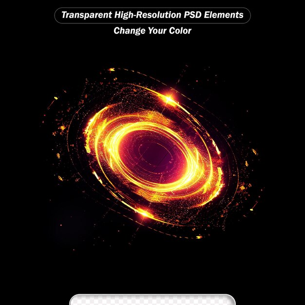 PSD glow effect glint galaxy abstract rotational universe