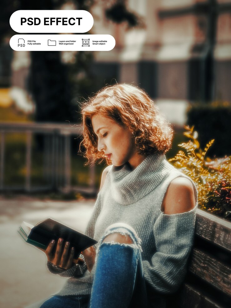 PSD glow  photo effect